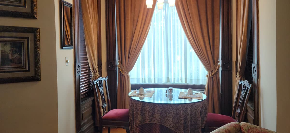Parlor Window sitting area